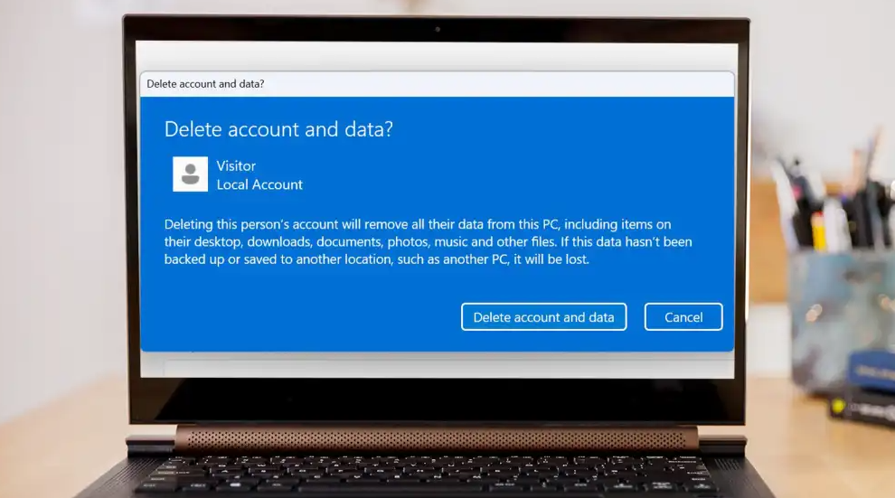 كيفية إزالة حساب مستخدم في ويندوز 11 Windows 11
