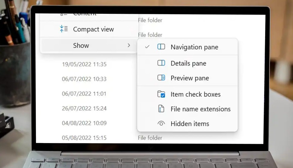 كيفية إخفاء الملفات في ويندوز 11 Windows 11