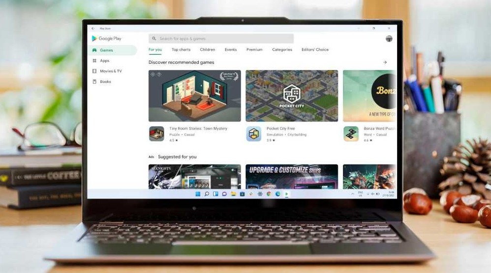 كيفية تشغيل متجر جوجل بلاي Google Play على ويندوز 11 Windows 11